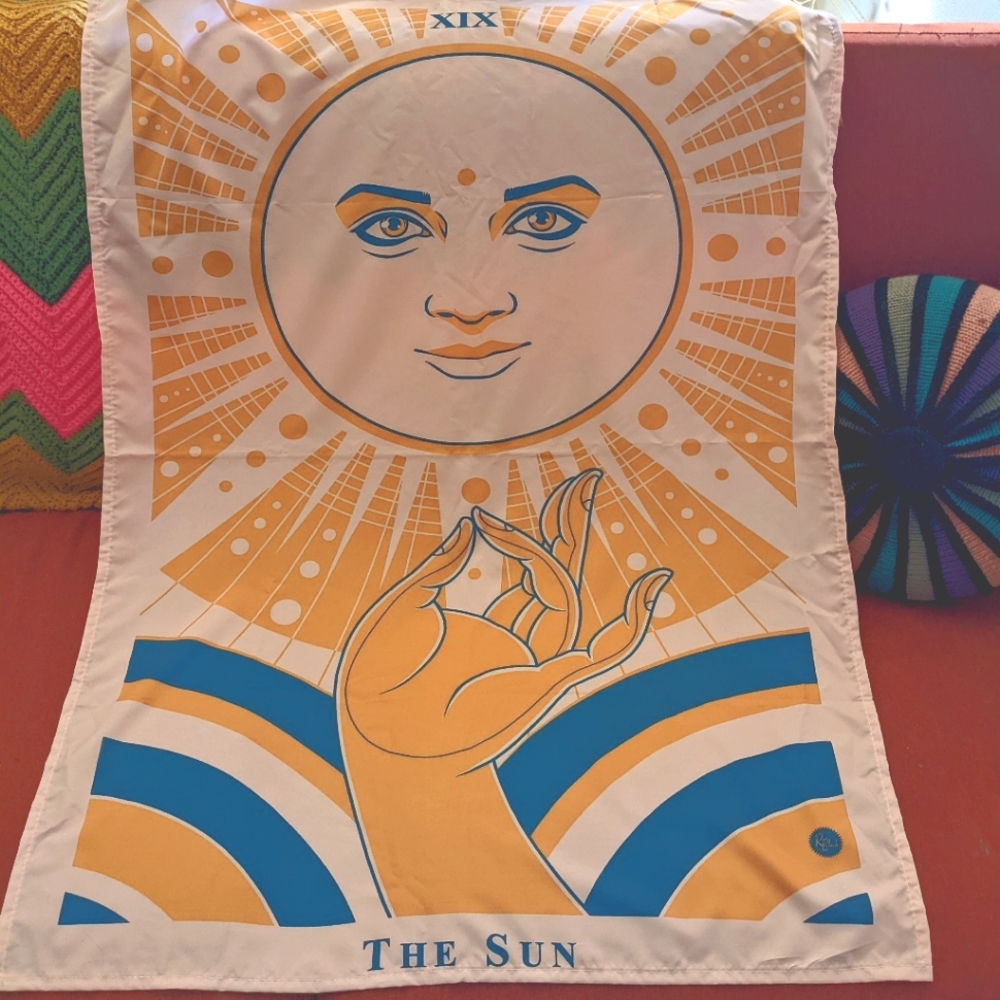 The Sun Tarot Card Tapestry